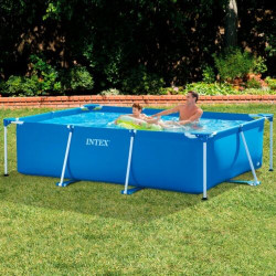 Intex Swimming Pool 300x200x75cm Schwimmbecken Frame Stahlwandbecken Schwimmbad