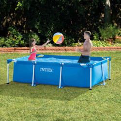 Intex Frame Pool Rechteck 220x150x60cm Schwimmbad Schwimmbecken 28270NP