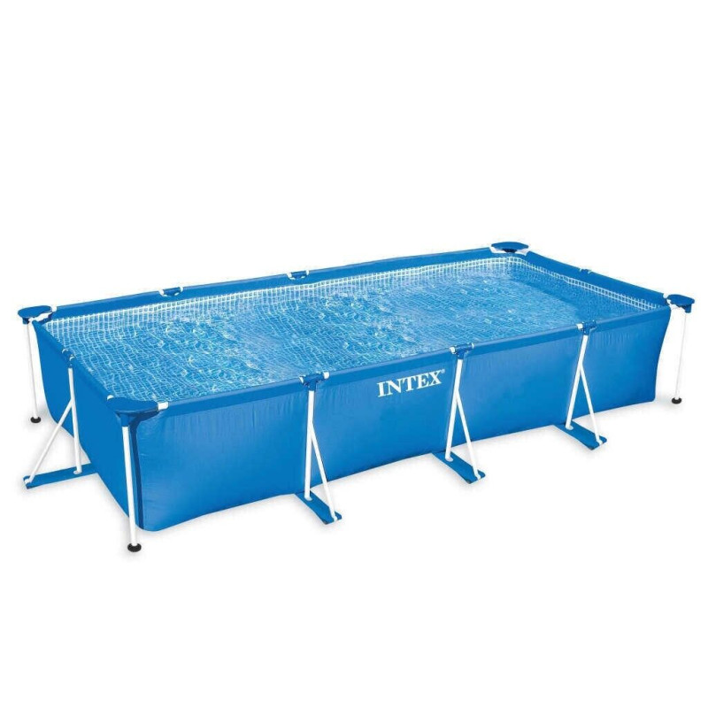 Intex Frame Pool Rechteck 220x150x60cm Schwimmbad Schwimmbecken 28270NP