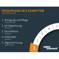 pH-Regulierung Steinbach pH-Minus Granulat Poolpflege pH-Senker Pool 7,5 Kg