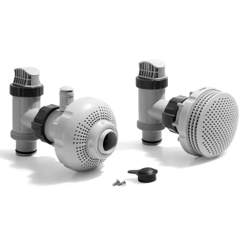 INTEX Adapter 26004 Anschluss-Set Ø 38 mm Poolzubehör für Pumpen 4 bis 7,3m³/h