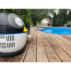 Pool Wärmepumpe Pinguin 5 kW Poolheizung Luft Wasser Wärmepumpe mit APP