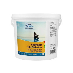 Chemoform Chemoclor T-Großtabletten BSF 200g 5kg Chlortabletten Poolpflege Chlor