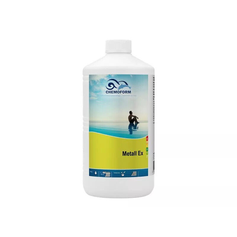 Chemoform Metall-Ex 1 Liter Pool Brunnenwasser Entfernung Metallionen Metal-Ex