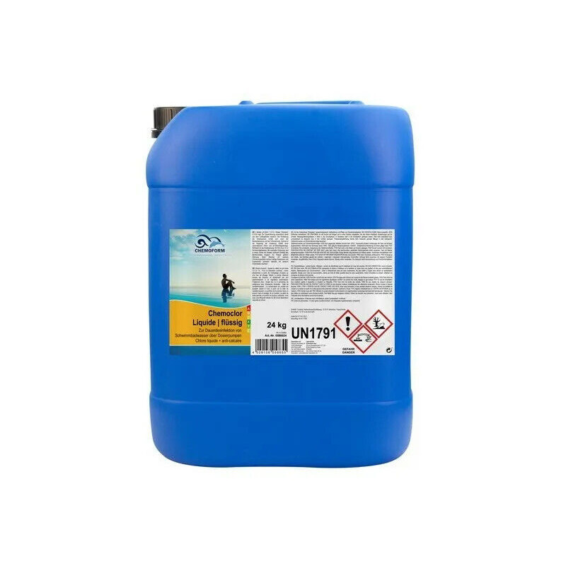 Chemoform Chemochlor Chlor flüssig 24 kg Pool Schwimmbad Flüssigchlor Liquid