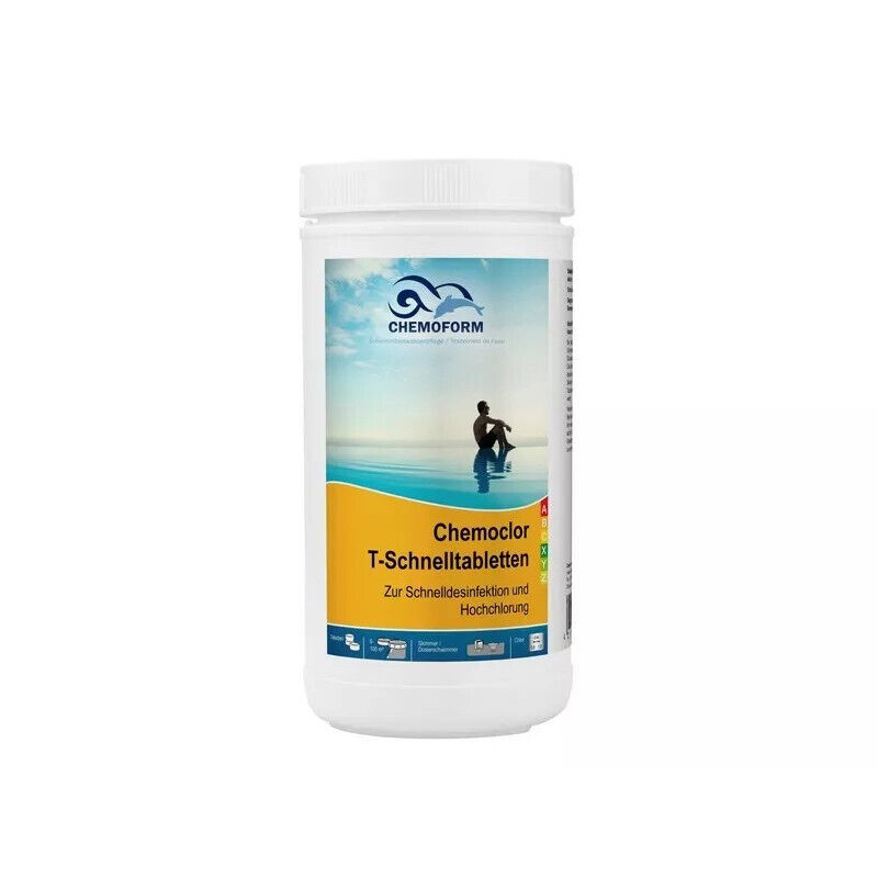 Chemoform Chemoclor T-Schnelltabletten 1 kg Tabletten 20 Gramm zur Stoßchlorung