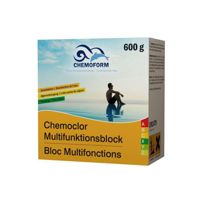 Chemoform Chemoclor Multifunktionsblock 600g Multitablette Multiblock Pool Chlor