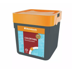 Steinbach Chlortabs 200g Chlortabletten langsamlöslich Chlortabs Poolpflege 5 KG