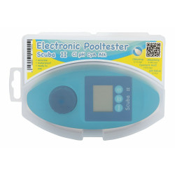 SCUBA II Pooltester Digital Pool Photometer Schwimmbad Chlor + pH Testkit Set