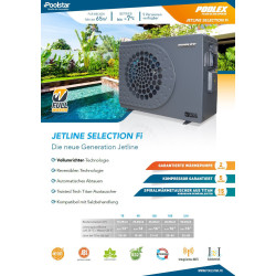 Pool Wärmepumpe Poolex Jetline Fi 95 9,5 kW Full-Inverter 40-50m3 mit WLAN