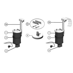 Poolfilter Kartuschenfilter 2.000l/h 72W Poolpumpe Einhängekartuschenfilter