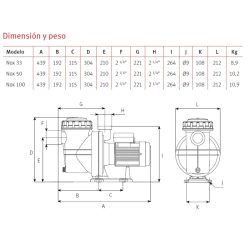 Poolpumpe ESPA NOX Filterpumpe Schwimmbad Pumpe 230V Einphasig