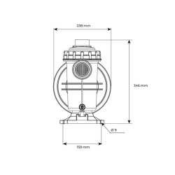 Poolpumpe ESPA NoxPlus 1 PS Filterpumpe mit Variable Geschwindigkeit 230 V