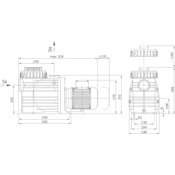 Poolpumpe Speck BETTAR Badu TOP II Schwimmbad Filterpumpe 230 V