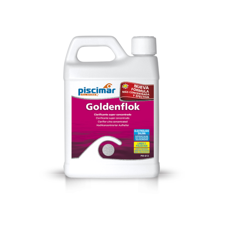 Hochkonzentriertes Klärmittel Piscimar Goldenflock PM-613 1 Liter