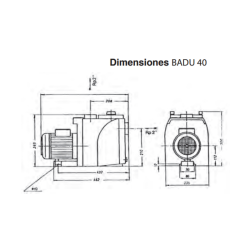 Poolpumpe Speck BADU 40 Filterpumpe 230 Volt