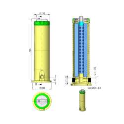 Kartuschenfilter AstralPool mit Doppel-Kartusche Filterpumpe 10 m³/h