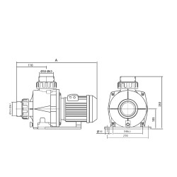 Whirlpoolpumpe Hayward HCP 0900 Pumpe für Spa und Whirlpool