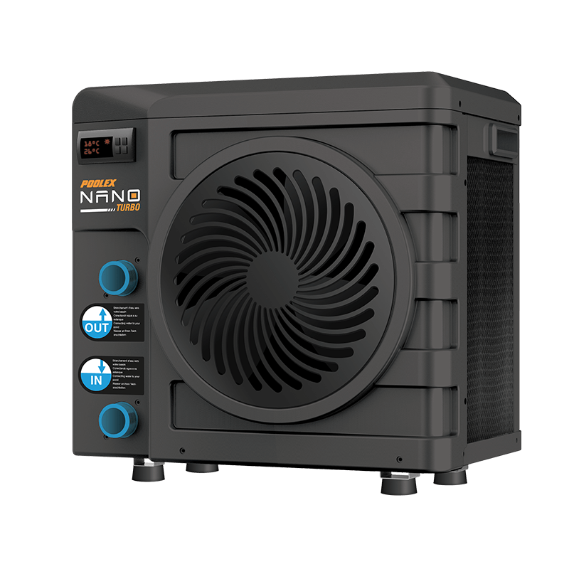 Pool Wärmepumpe POOLEX Nano Turbo R32 Reversible 3 kW bis zu -5 °C